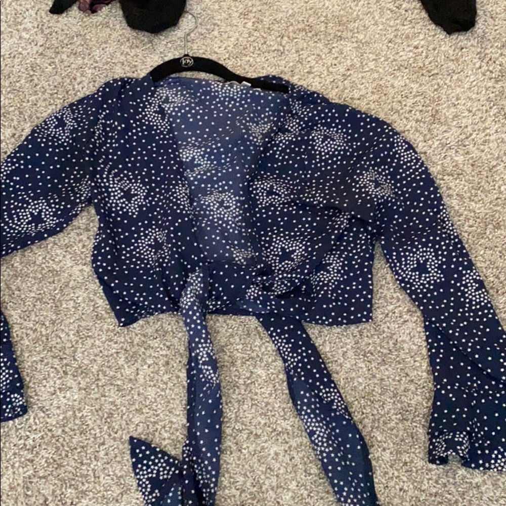 star tie front top